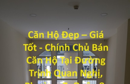 Căn Hộ Đẹp – Giá Tốt - Chính Chủ Bán Căn Hộ Tại Đường Trịnh Quan Nghị, Phường 7, Quận 8, HCM